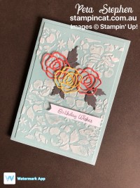 Stampin' Cat CI34 Detailed Floral Thinlits Embossing Paste