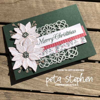 #ctc332 #stampin_cat #poinsettiapetals #poinsettiadies #tidingsofchristmas #stampinup 