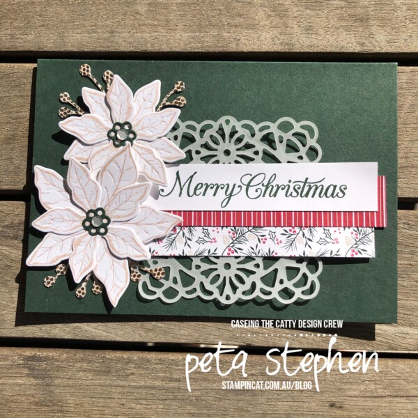 #ctc332 #stampin_cat #poinsettiapetals #poinsettiadies #tidingsofchristmas #stampinup
