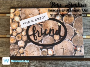 Wood Textures Lovely Words Stampin' Up!