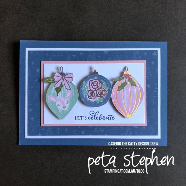 #ctc336 #stampin_cat #whimsy&wonder #christmascard #baubles #stampinup