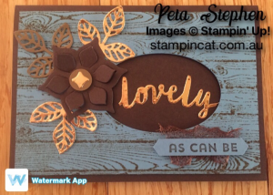 Stampin' Cat Lovely Words Flourish Thinlits Stampin' Up!