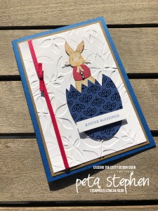 #stampincat #ctc266 #noblepeacock #fablefriends #eastercard #stampinup