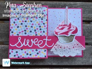 Stampin' Cat #JOS003 Sweet Cupcake