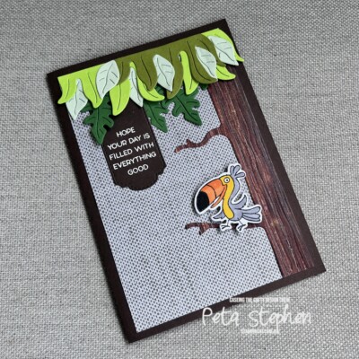 #ctc452 #stampin_cat #junglepals #thoughtfulexpressionsdies #toucan #stampinup