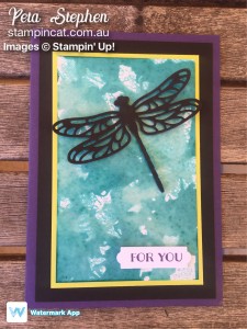 Stampin' cat CI15 Detailed Dragonfly