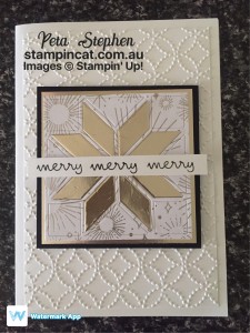 Stampin' Cat ESAD Quilted Christmas