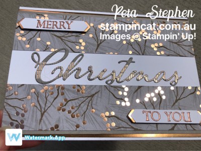 Stampin' Cat ESAD Joyous Noel Merry Christmas To All Stampin' Up!