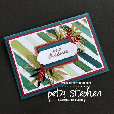 #stampin_cat #ctc289 #forevergold #christmascard #stampinup
