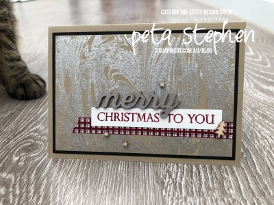 Stampin' Cat CTC196 Festive Farmhouse Elements Merry Christmas To All Stampin' Up!